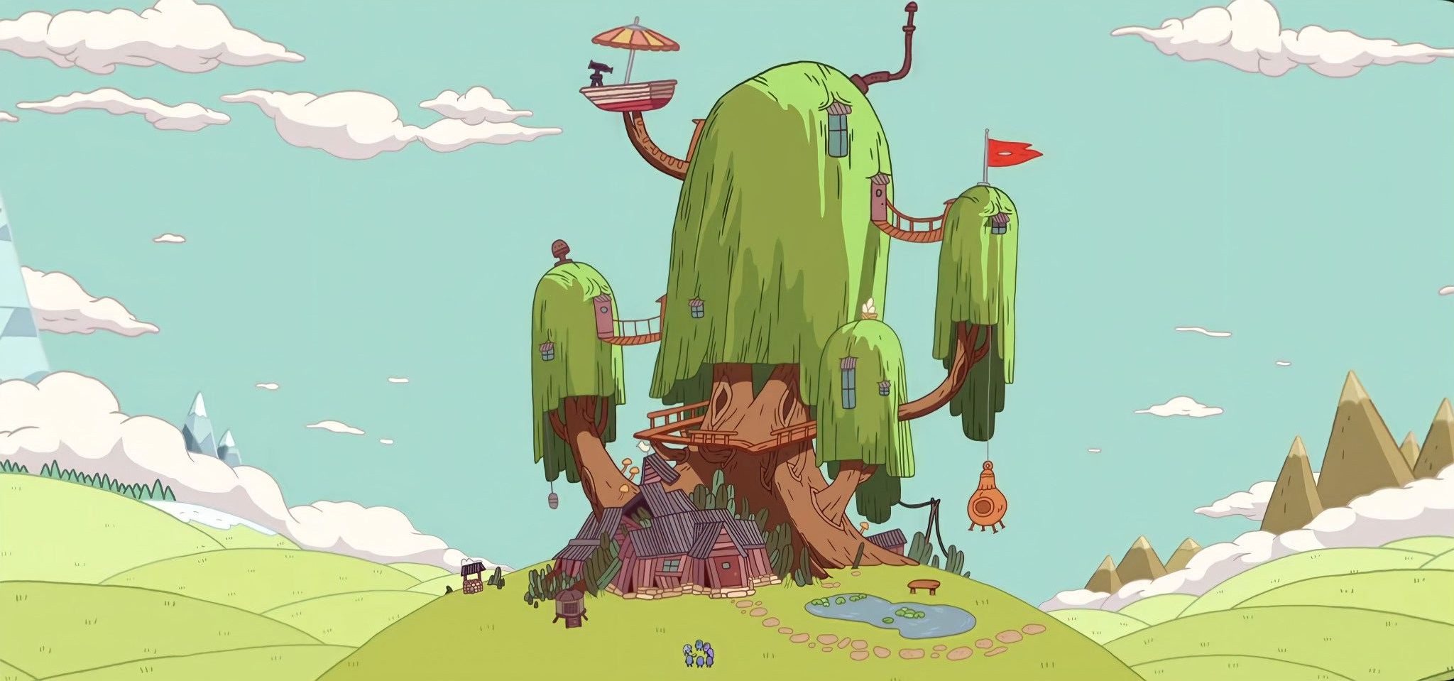 Maison de finn et jake sur Adventure Time